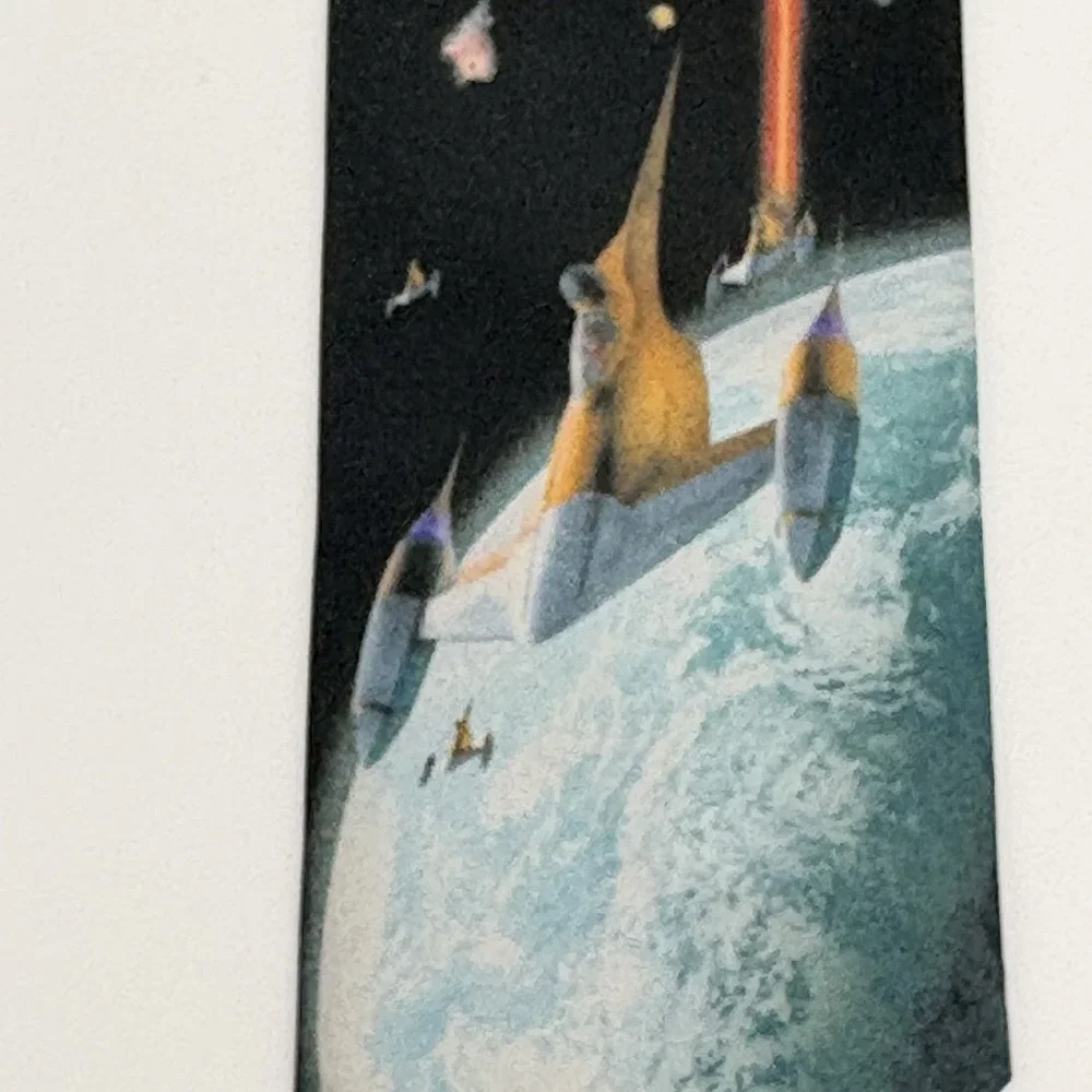 STAR WARS : Space Battle ~ Necktie Officially Licensed Pop Culture Tie USA Made